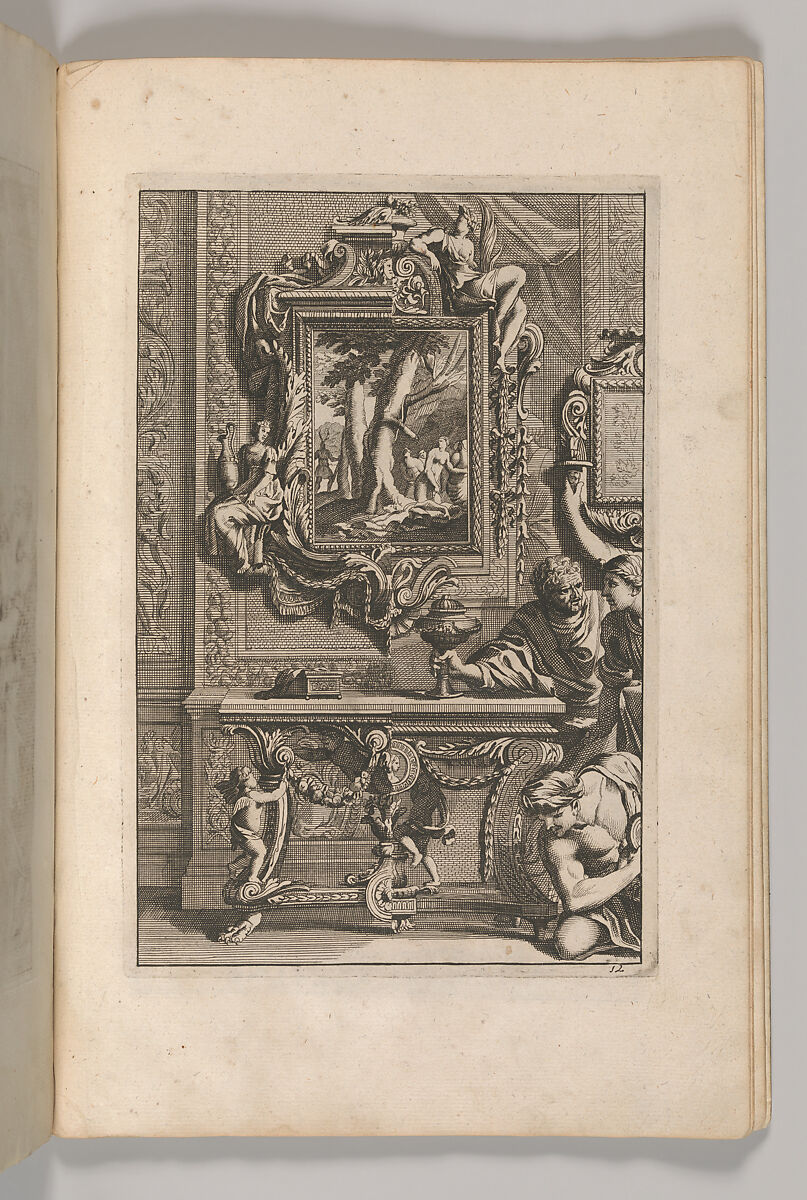 Miscellany of 17th-century Ornament Print Series: Examples of Antique Chimneypieces, Cabinets, Gueridons, Tables and Mirrors, in addition to Italian Church Facades, by illustrious architects, or a sequel to S. Bosboom, Jan Barend Elwe (Dutch, active Amsterdam, 1777–1815), Etching and engraving