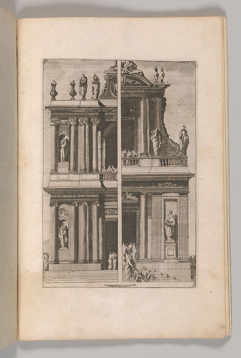 Miscellany of 17th-century Ornament Print Series: Examples of Antique Chimneypieces, Cabinets, Gueridons, Tables and Mirrors, in addition to Italian Church Facades, by illustrious architects, or a sequel to S. Bosboom, Jan Barend Elwe (Dutch, active Amsterdam, 1777–1815), Etching and engraving