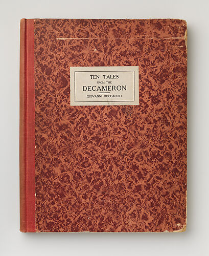 Art Deco Illustrated Books: Ten Tales from the Decameron of Giovanni Boccaccio; Brutus the Fool, Part I.