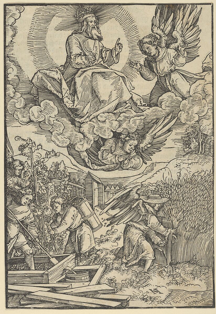 Hans Schäufelein | The Harvest and the Wine-Press of Blood | The ...