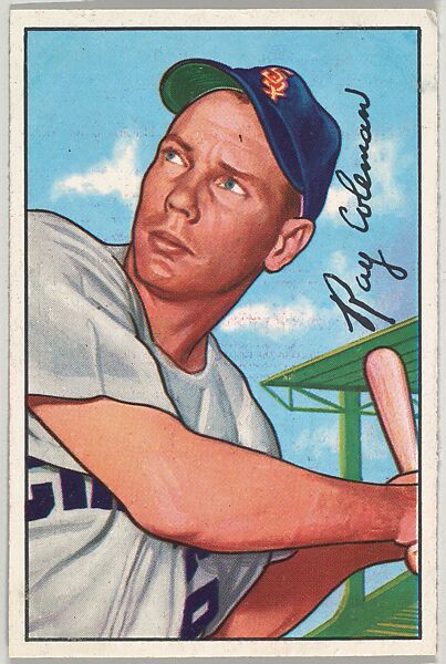 Ray Coleman, Outfield, Chicago White Sox, from Picture Cards, series 6 (R406-6) issued by Bowman Gum, Issued by Bowman Gum Company, Commercial color lithograph 