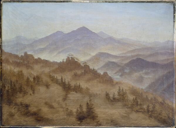 Mountain in the Rising Fog