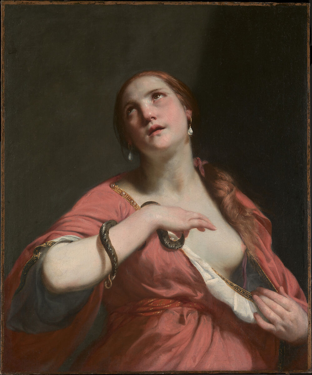 The Death of Cleopatra, Guido Cagnacci (Italian, Santarcangelo di Romagna 1601–1663 Vienna), Oil on canvas 