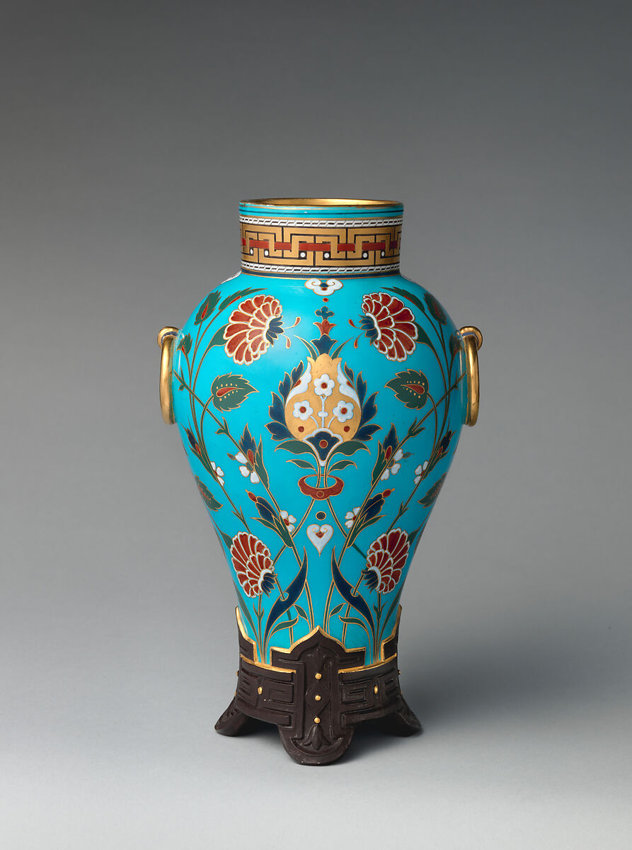Vase, Christopher Dresser (British, Glasgow, Scotland 1834–1904 Mulhouse), Bone china, British, Stoke-on-Trent, Staffordshire 