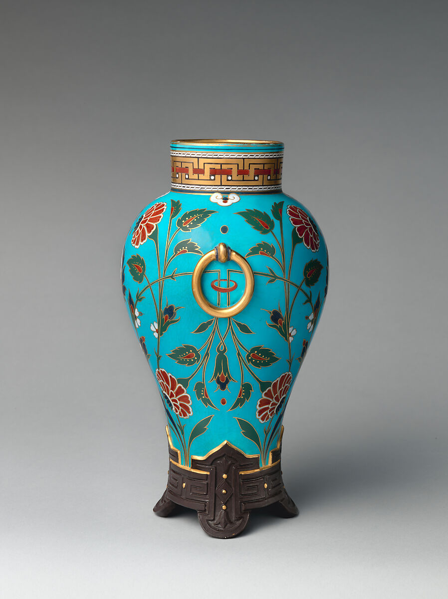 Vase, Christopher Dresser (British, Glasgow, Scotland 1834–1904 Mulhouse), Bone china, British, Stoke-on-Trent, Staffordshire