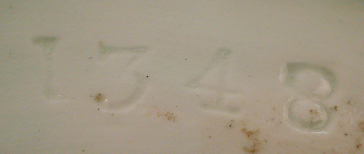 Round, flat bodied bottle (one of a pair), Christopher Dresser (British, Glasgow, Scotland 1834–1904 Mulhouse), Bone china, British, Stoke-on-Trent, Staffordshire