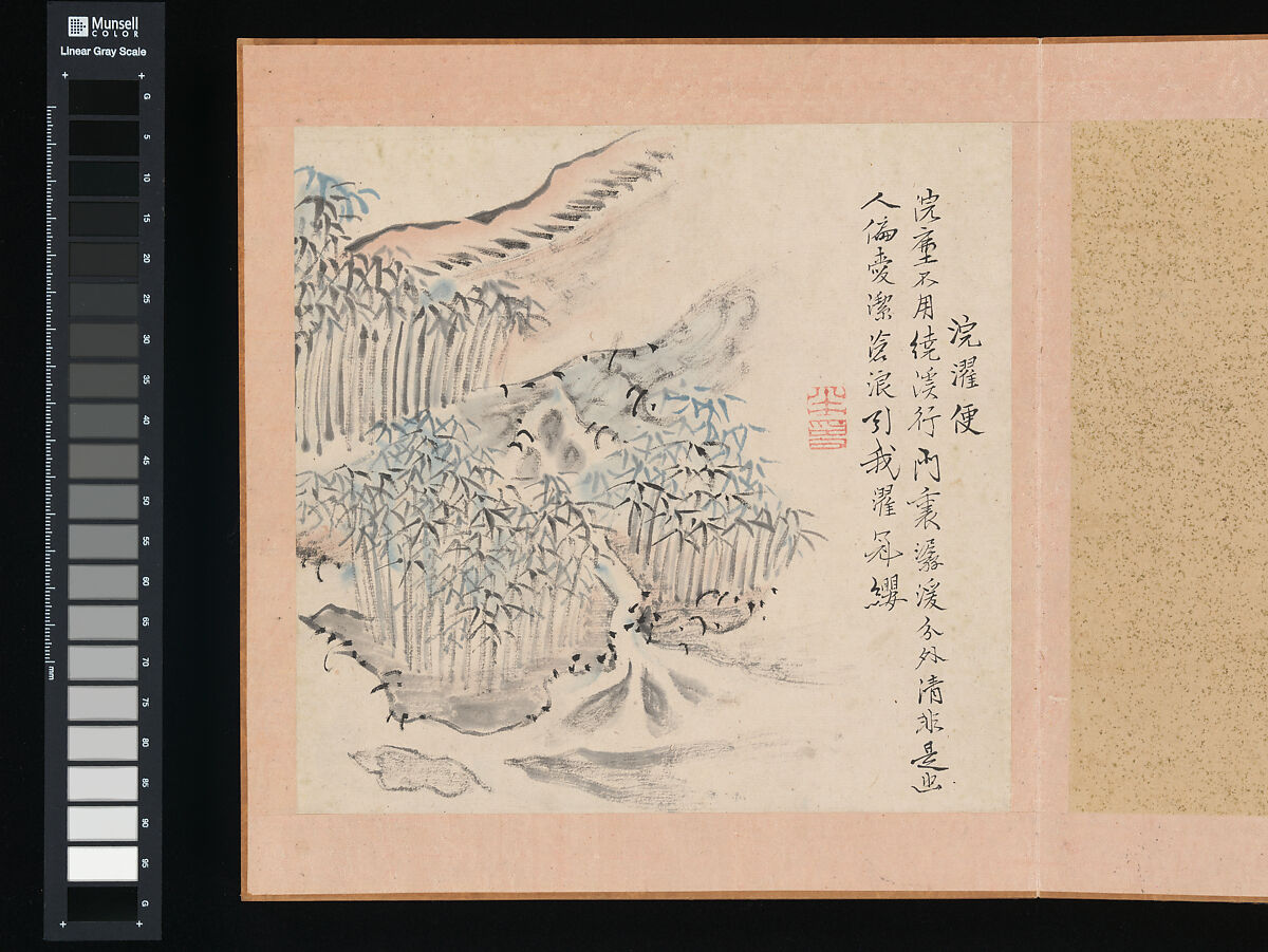 After Ike no Taiga and Yosa Buson’s Ten Conveniences and Ten Pleasures, Copied by Totoki Baigai (Japanese, 1749–1804), Two albums, each with ten leaves; ink and color on paper, Japan