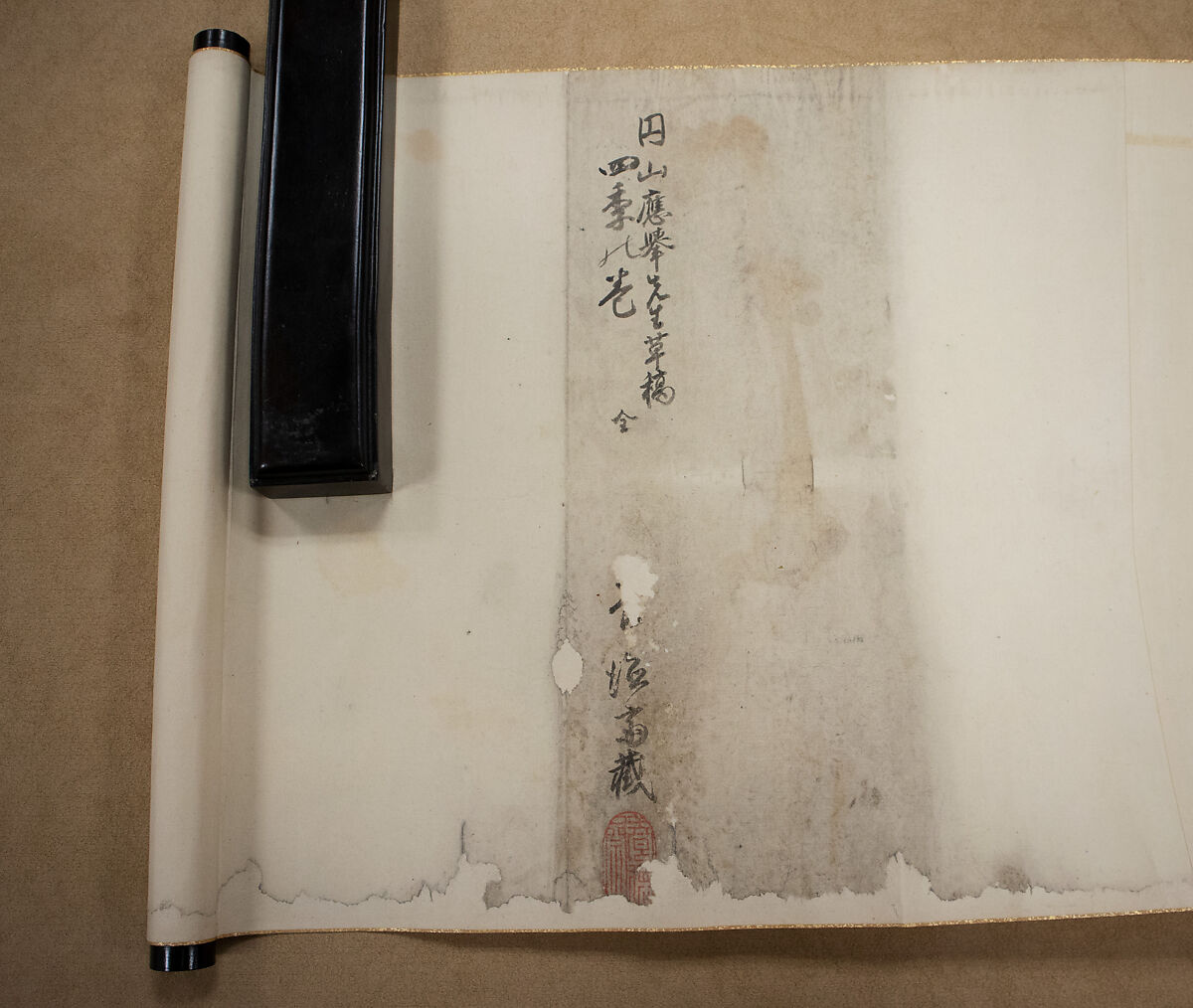 Amusements in Kyoto in the Four Seasons, Maruyama Ōkyo 円山応挙 (Japanese, 1733–1795), Handscroll; ink on paper, Japan