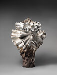 Shell vessel, Koike Shōko (Japanese, born 1943), Shigaraki stoneware with white glaze, Japan