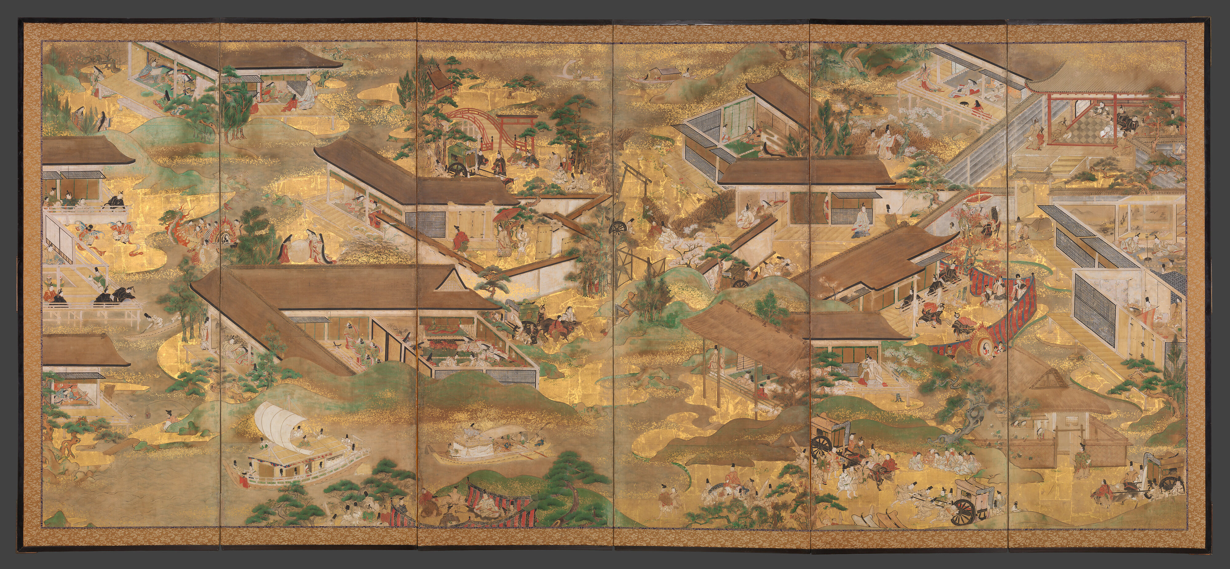 銅版画 : 有地好登／The reflection of four scenes source