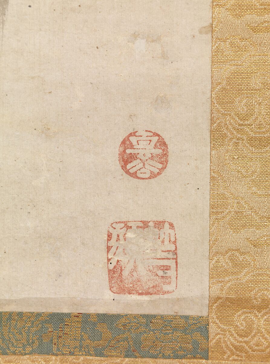 Bodhidharma, Unkoku Tōgan (Japanese, 1547–1618), Hanging scroll; ink on paper, Japan