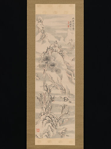 Wintry Landscape, in the Style of Guo Zhongshu
