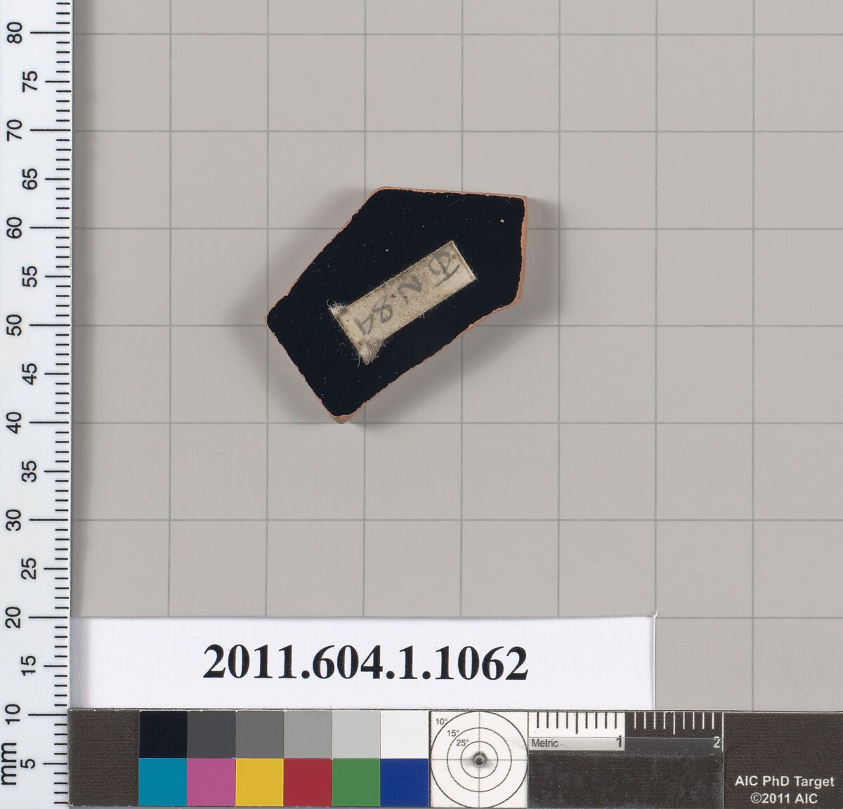 Terracotta fragment of a kylix (drinking cup), Terracotta, Greek, Attic