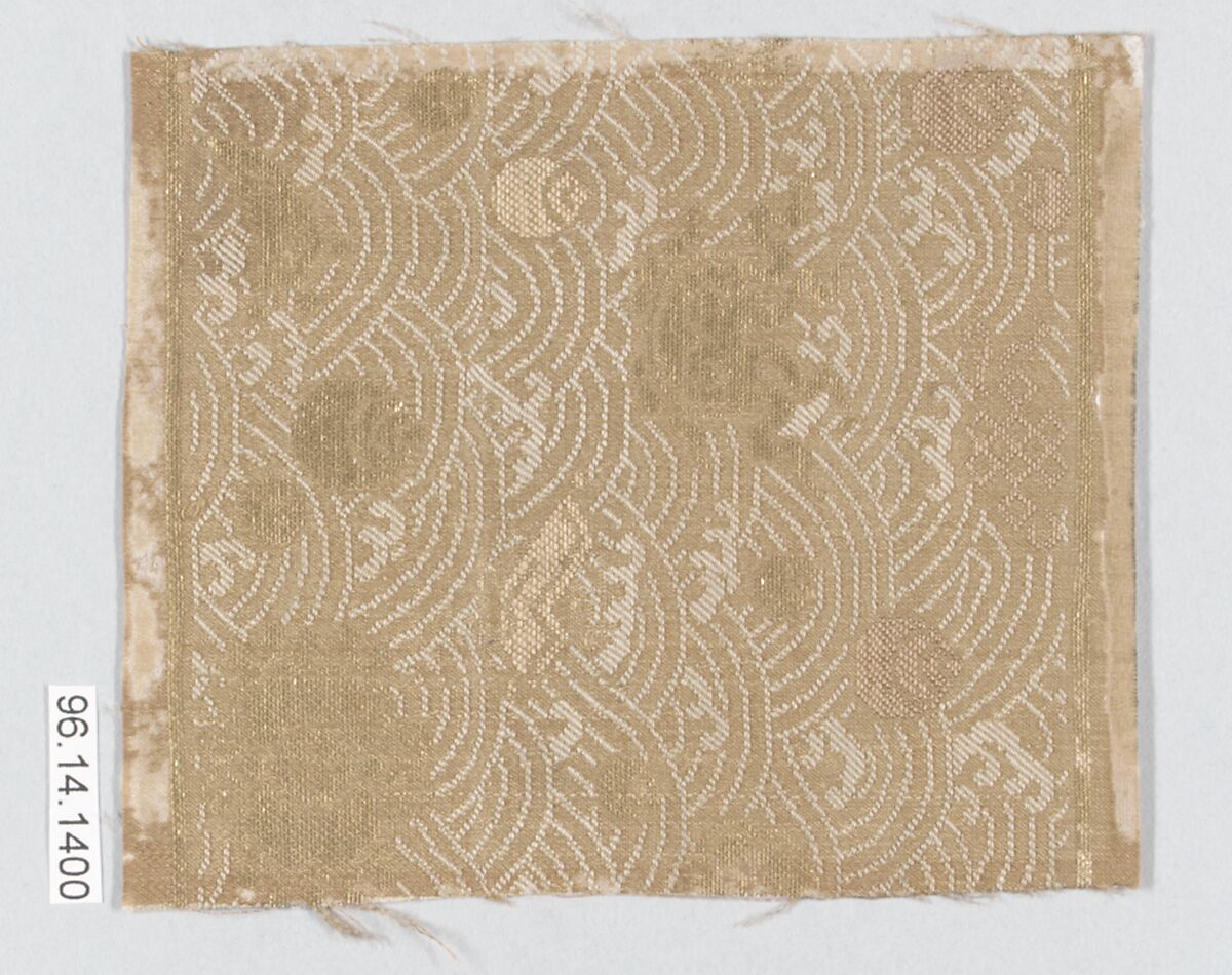 Piece, Silk, metallic thread, Japan 