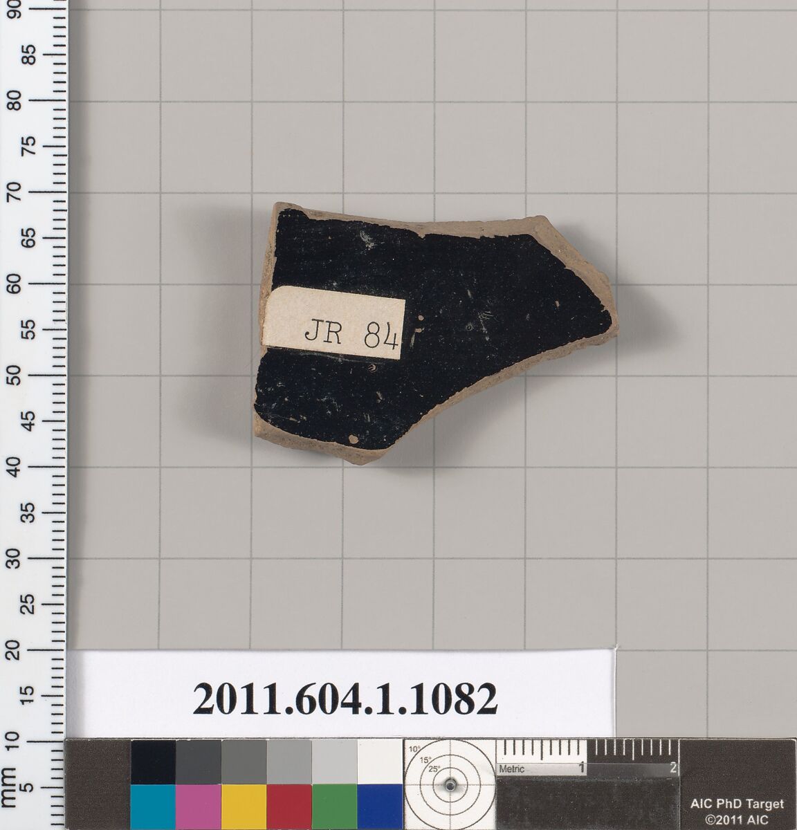 Terracotta fragment of a kylix (drinking cup), Terracotta, Greek, Attic