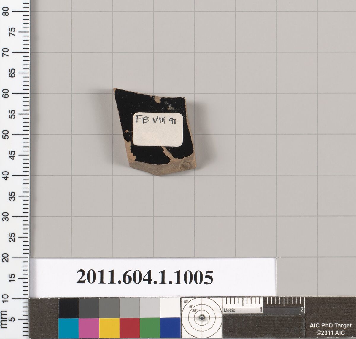 Terracotta fragment of a kylix (drinking cup), Terracotta, Greek, Attic