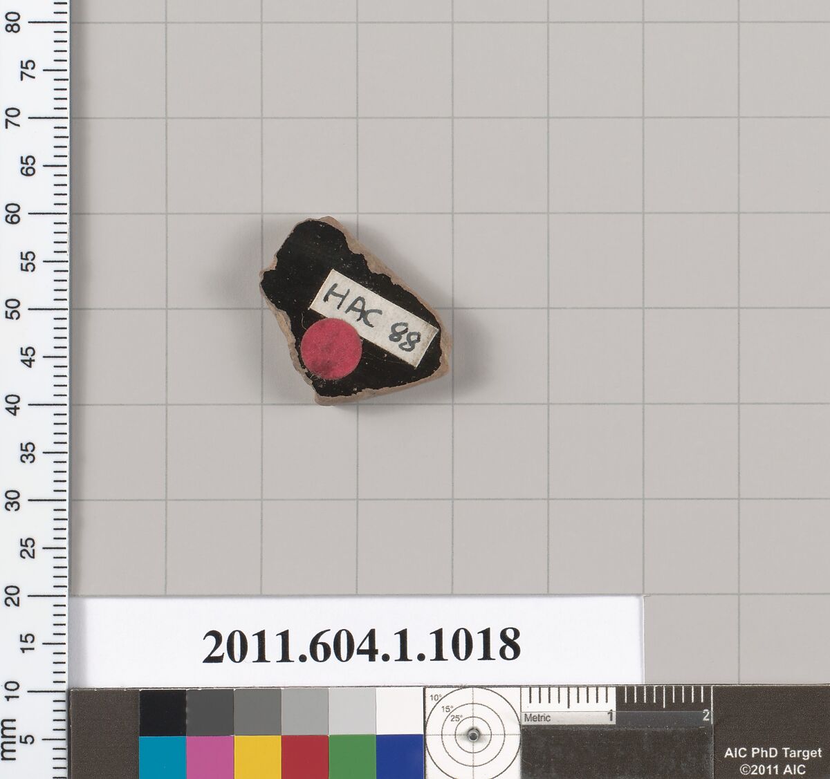 Terracotta fragment of a kylix (drinking cup), Terracotta, Greek, Attic