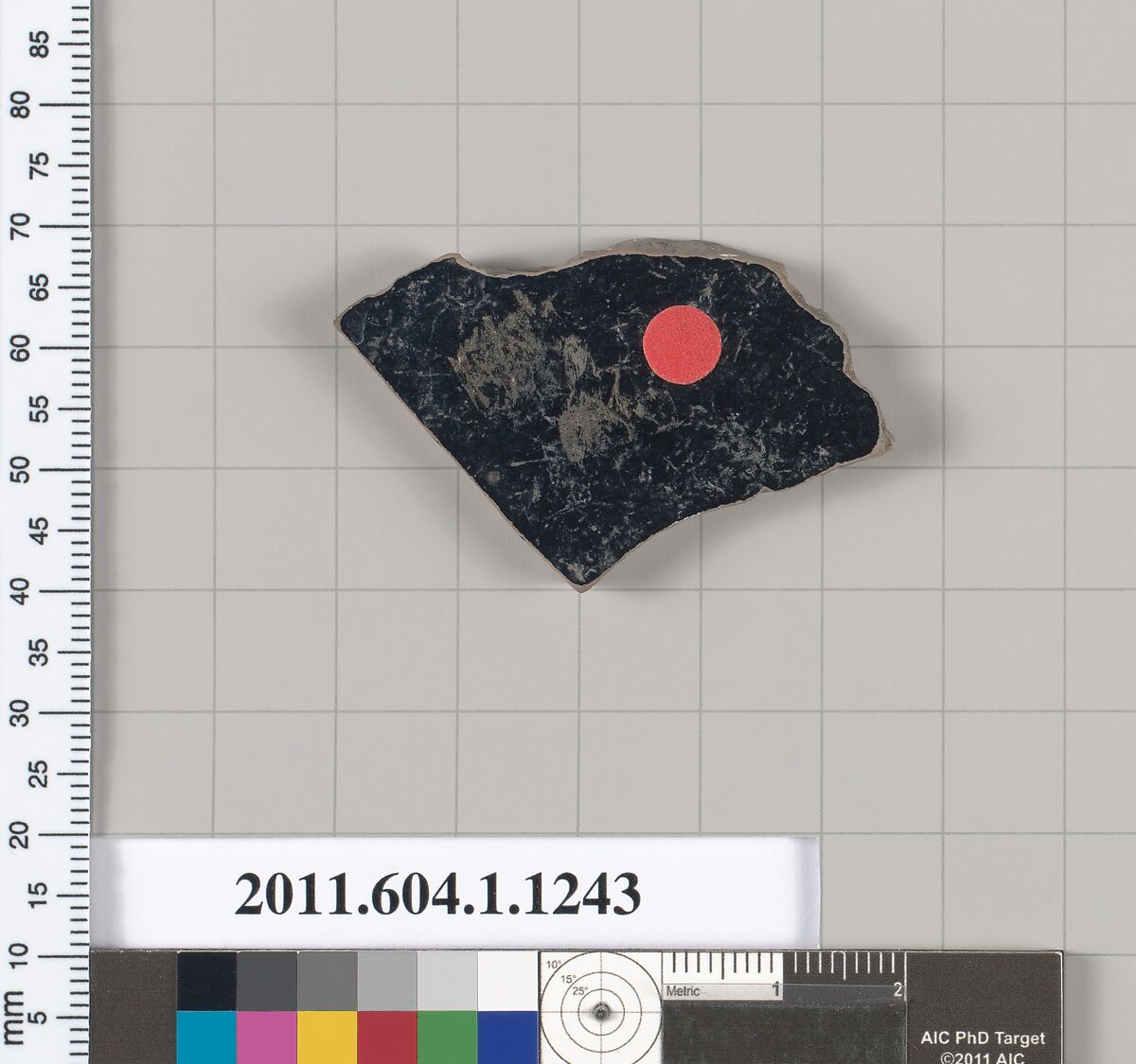 Terracotta fragment of a kylix (drinking cup), Terracotta, Greek, Attic