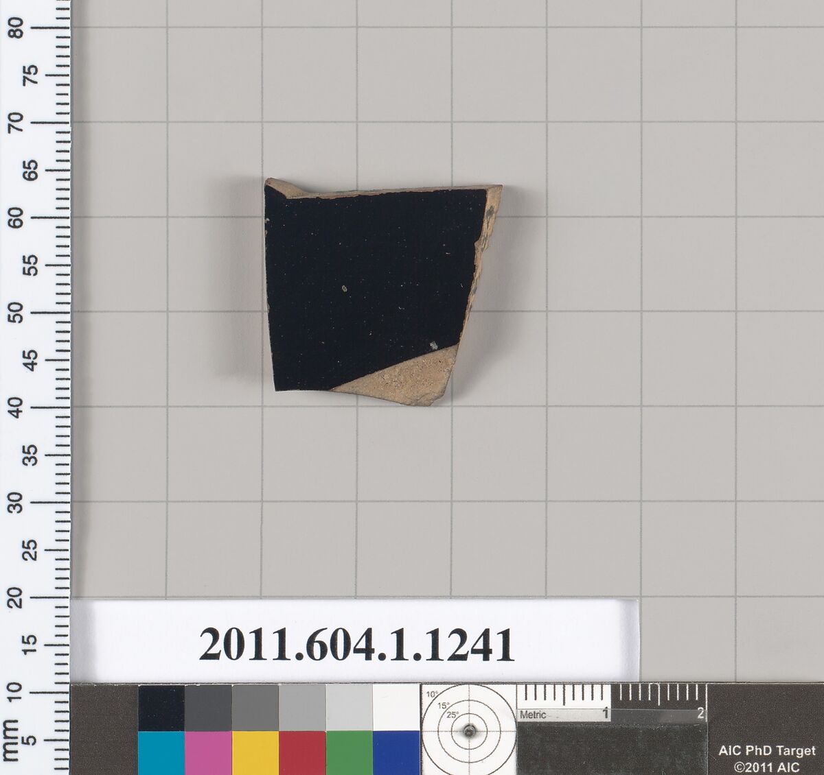 Terracotta fragment of a kylix (drinking cup), Attributed to Oltos [DvB], Terracotta, Greek, Attic