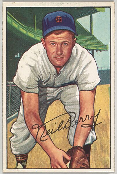 Neil Berry, Infield, Detroit Tigers, from Picture Cards, series 6 (R406-6) issued by Bowman Gum, Issued by Bowman Gum Company, Commercial color lithograph 