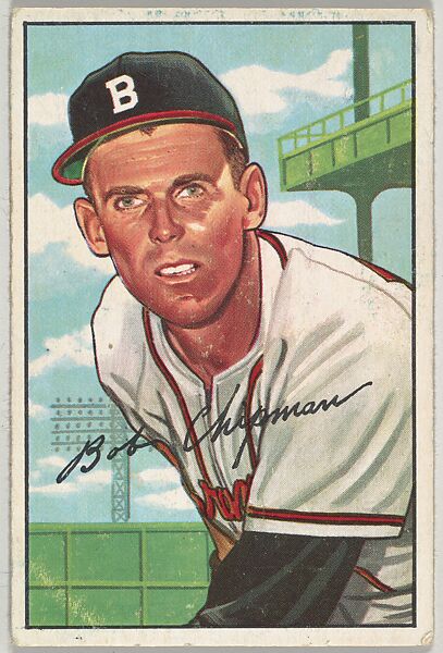 Bob Chipman, Pitcher, Boston Braves, from Picture Cards, series 6 (R406-6) issued by Bowman Gum, Issued by Bowman Gum Company, Commercial color lithograph 