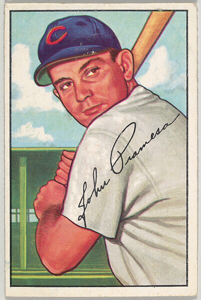 John Pramesa, Catcher, Chicago Cubs, from Picture Cards, series 6 (R406-6) issued by Bowman Gum, Issued by Bowman Gum Company, Commercial color lithograph 