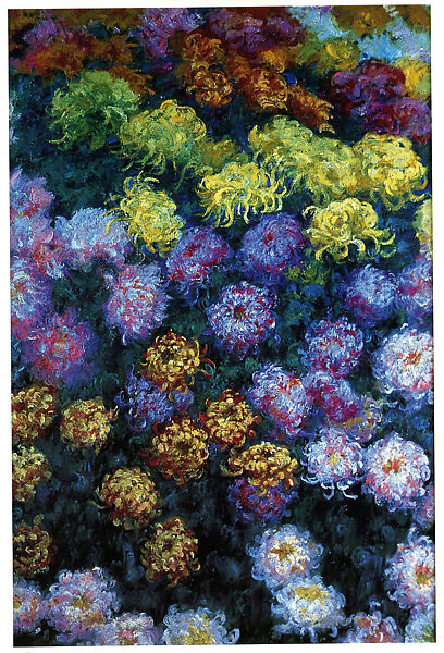 Chrysanthemums in the Garden at Petit-Gennevilliers, Gustave Caillebotte (French, Paris 1848–1894 Gennevilliers), Oil on canvas