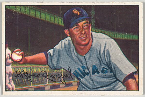 Alfonso Carrasquel, Shortstop, Chicago White Sox, from Picture Cards, series 6 (R406-6) issued by Bowman Gum, Issued by Bowman Gum Company, Commercial color lithograph 