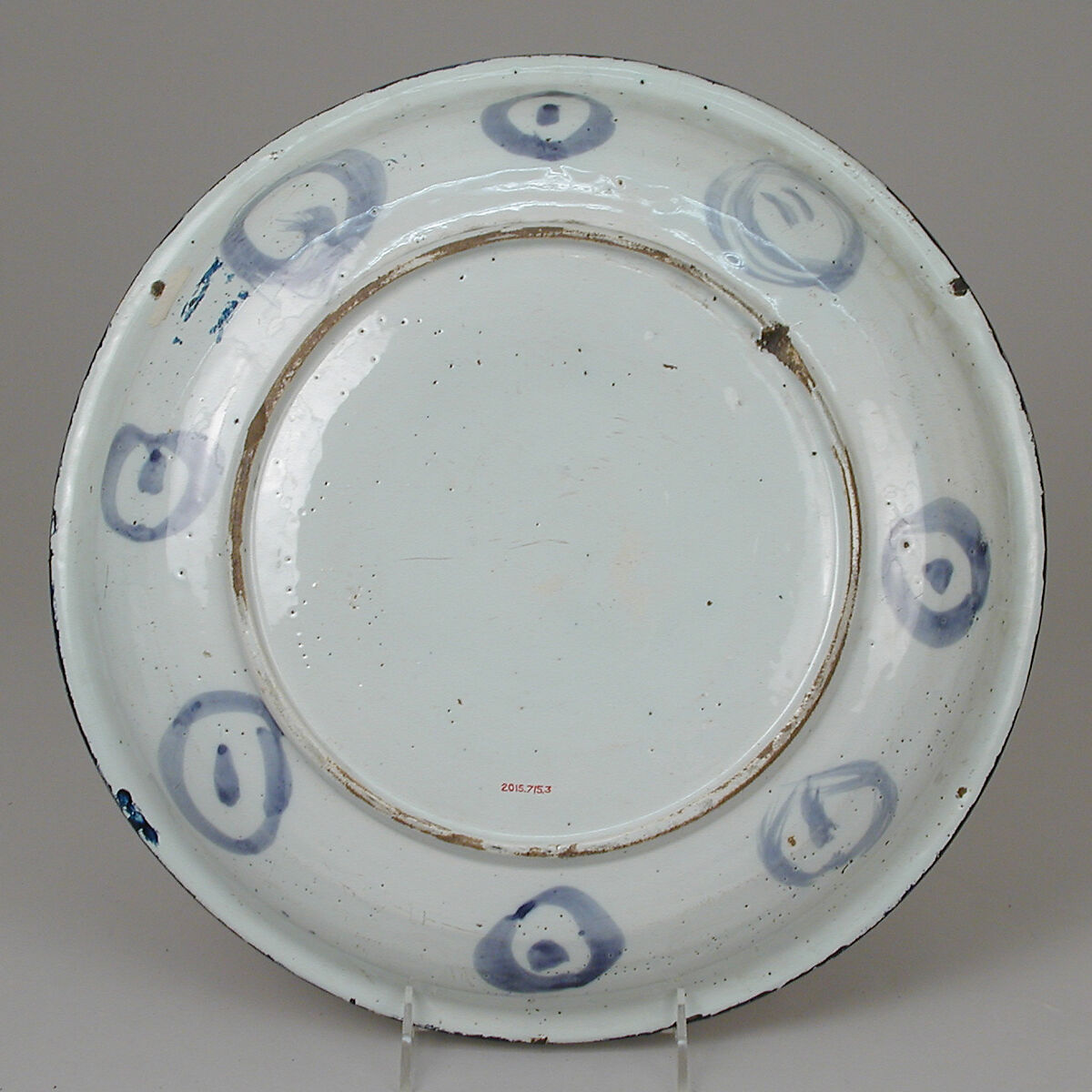 Charger with double portrait of William III and Mary II, Tin-glazed earthenware (Delftware), Dutch, Delft