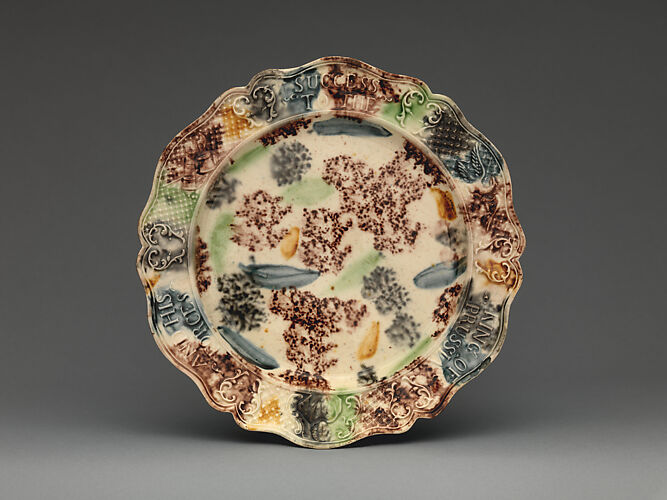 Dish with King of Prussia inscription