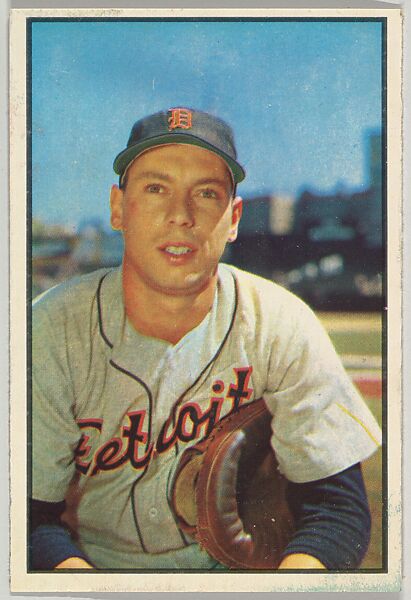 Joe Ginsberg, Catcher, Detroit Tigers, from Collector Series, Colors set, series 7 (R406-7) issued by Bowman Gum, Issued by Bowman Gum Company, Commercial color lithograph 