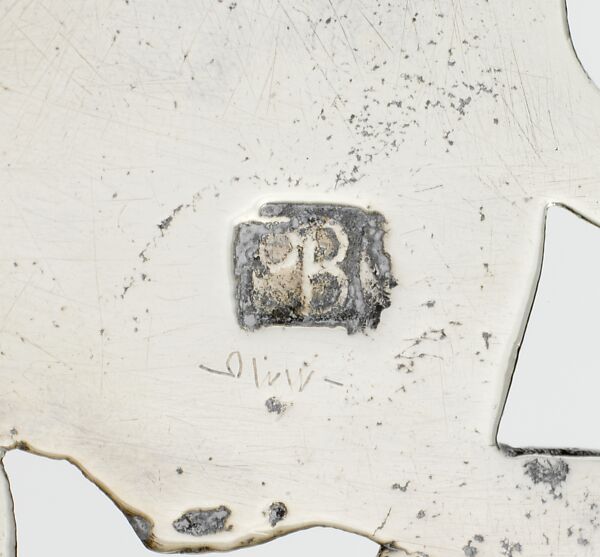 Porringer, Marked by P. B., Silver, American or British