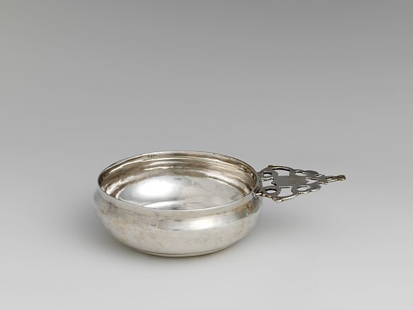 Porringer, Marked by P. B., Silver, American or British 