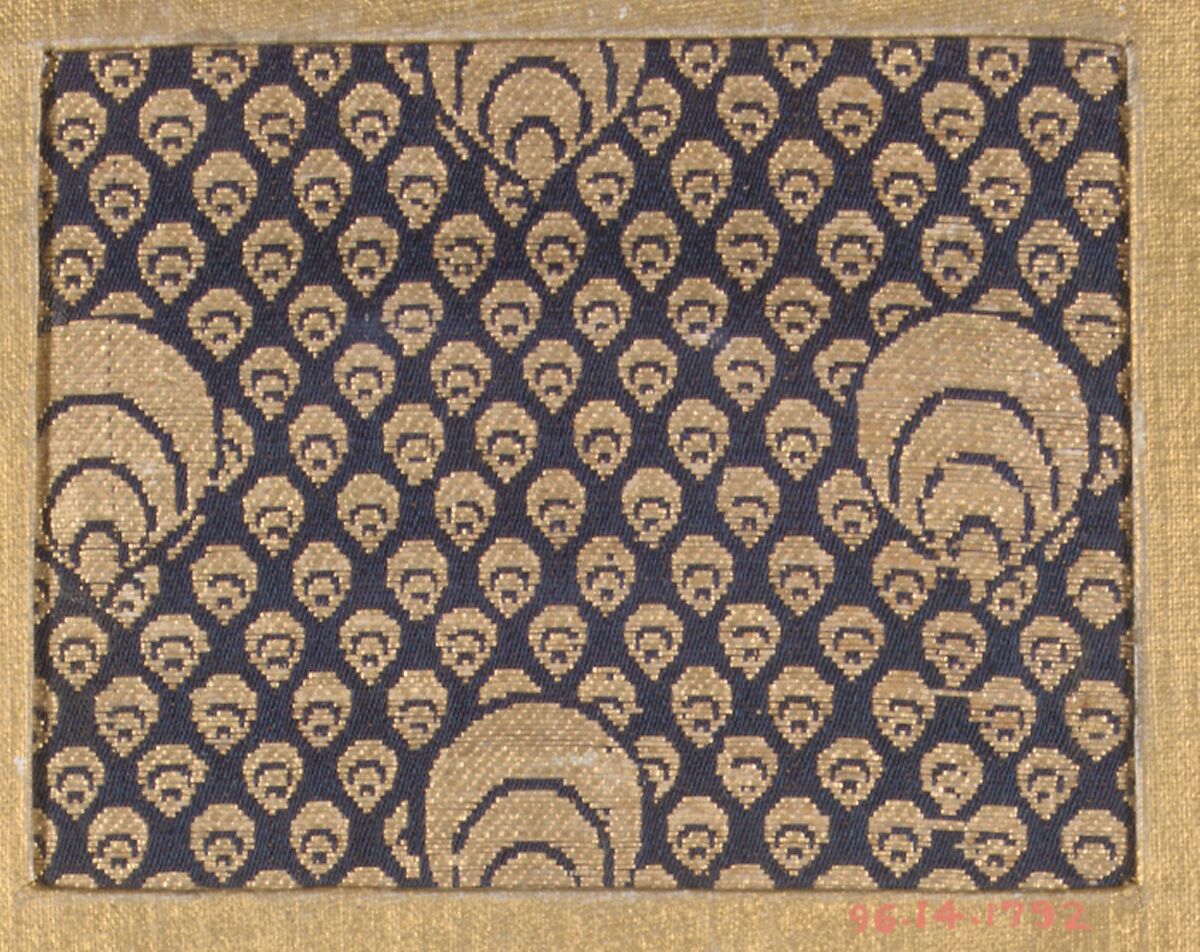 Piece, Silk, metallic thread, Japan 