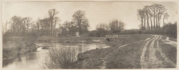 From the Meadows, Frederick H. Evans (British, London 1853–1943 London), Platinum print 