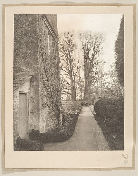 [Side Path], Frederick H. Evans (British, London 1853–1943 London), Platinum print 