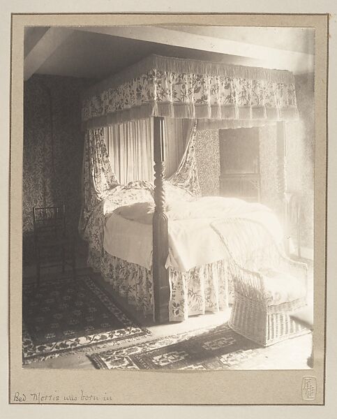 Bed Morris Was Born In, Frederick H. Evans (British, London 1853–1943 London), Platinum print 
