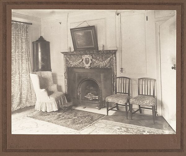 The Panelled Room, Frederick H. Evans (British, London 1853–1943 London), Platinum print 