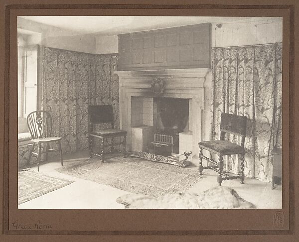 Green Room, Frederick H. Evans (British, London 1853–1943 London), Platinum print 