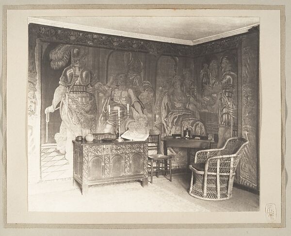 [Tapestry Room], Frederick H. Evans (British, London 1853–1943 London), Platinum print 
