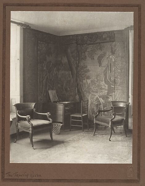 The Tapestry Room, Frederick H. Evans (British, London 1853–1943 London), Platinum print 