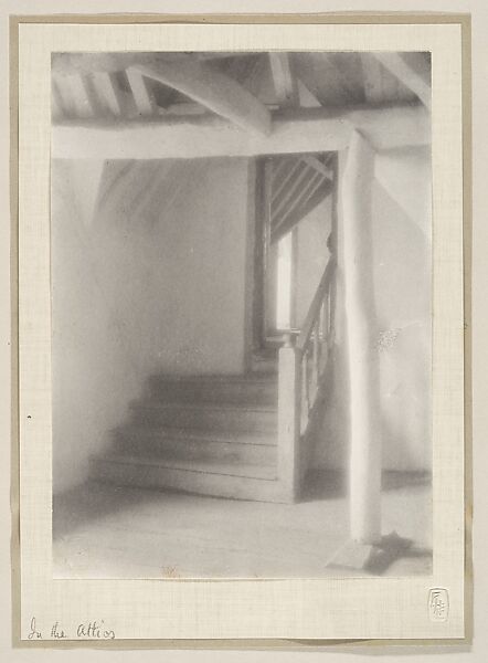 In the Attics, Frederick H. Evans (British, London 1853–1943 London), Platinum print 