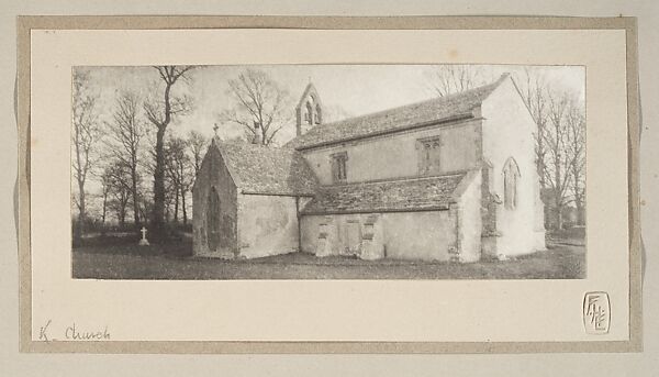 K. Church, Frederick H. Evans (British, London 1853–1943 London), Platinum print 