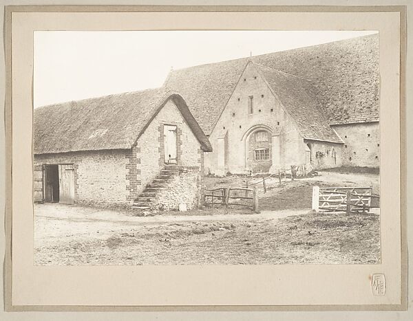[Tithe Barn, Great Cokkeswell], Frederick H. Evans (British, London 1853–1943 London), Platinum print 