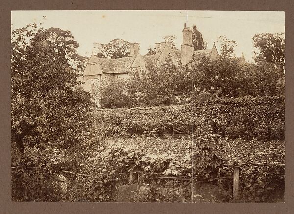 [Kelmscott Manor from the Garden], Frederick H. Evans (British, London 1853–1943 London), Platinum print 
