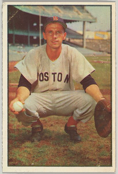 Sammy White, Catcher, Boston Red Sox, from Collector Series, Colors set, series 7 (R406-7) issued by Bowman Gum, Issued by Bowman Gum Company, Commercial color lithograph 
