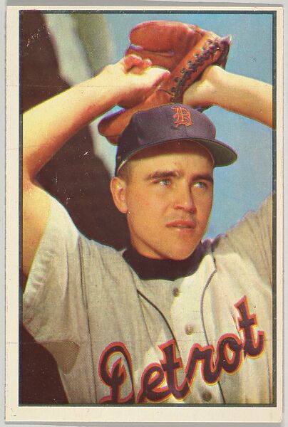 Ned Garver, Pitcher, Detroit Tigers, from Collector Series, Colors set, series 7 (R406-7) issued by Bowman Gum, Issued by Bowman Gum Company, Commercial color lithograph 