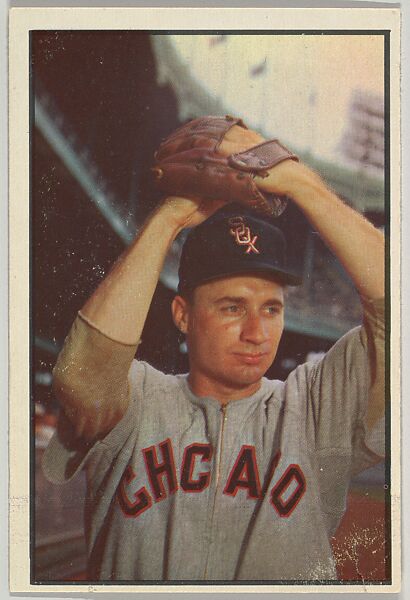 Lou Kretlow, Pitcher, Chicago White Sox, from Collector Series, Colors set, series 7 (R406-7) issued by Bowman Gum, Issued by Bowman Gum Company, Commercial color lithograph 