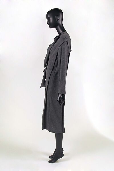 Dress, Comme des Garçons (Japanese, founded 1969), wool, Japanese