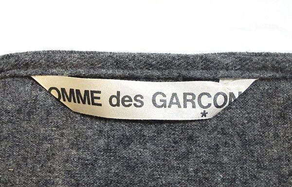 Dress, Comme des Garçons (Japanese, founded 1969), wool, Japanese